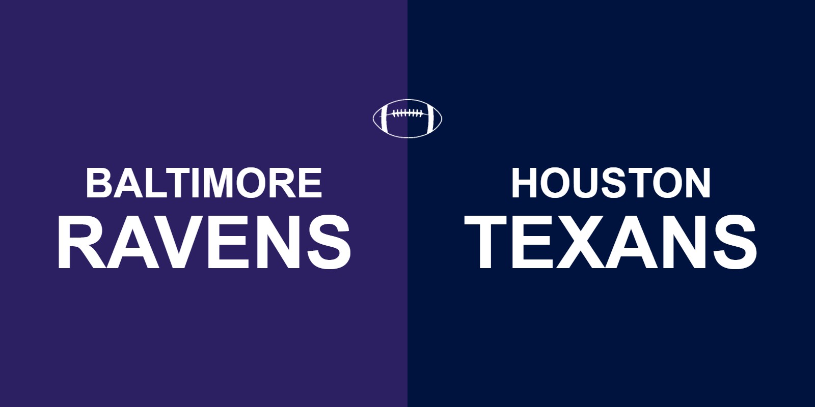 Ravens vs Texans