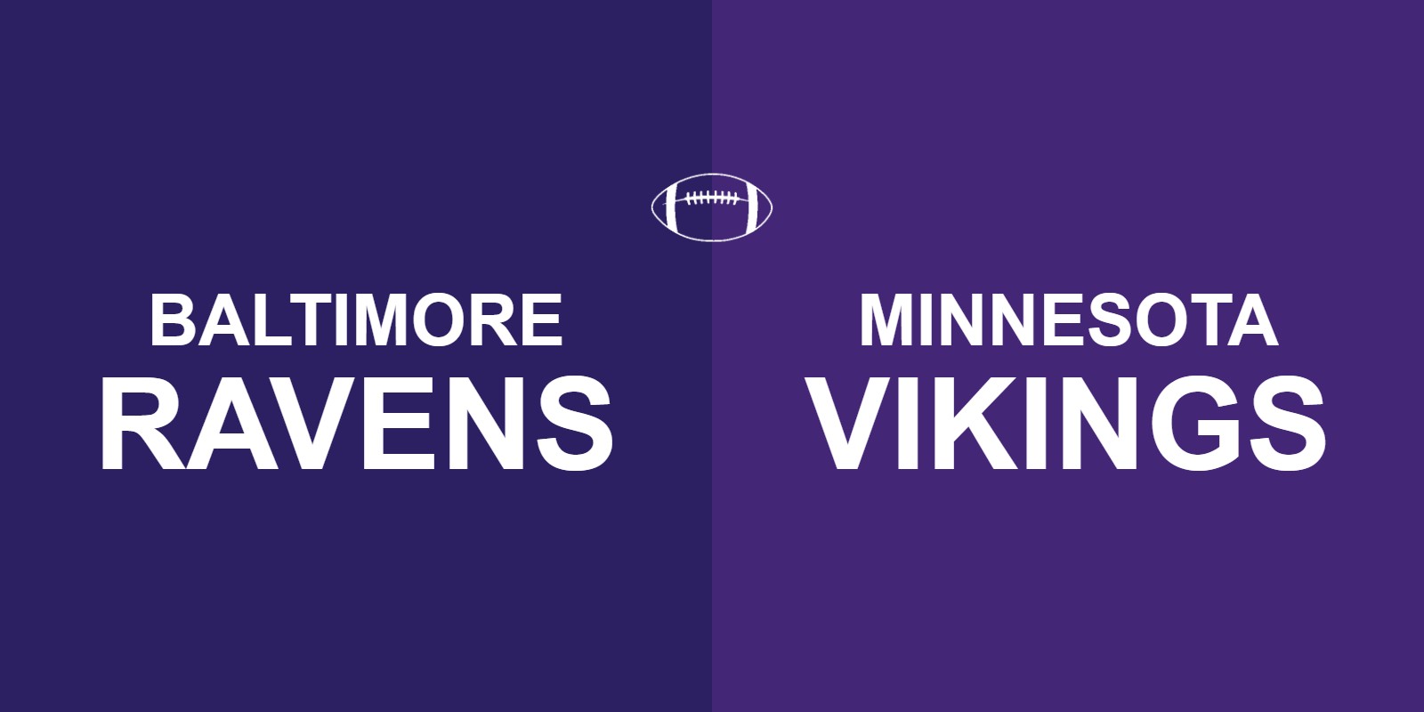Ravens vs Vikings