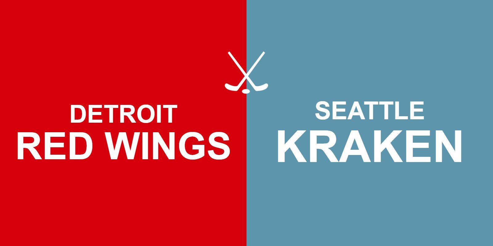 Red Wings vs Kraken