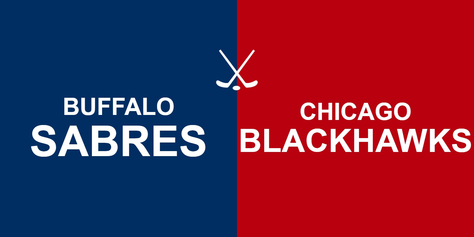 Sabres vs Blackhawks
