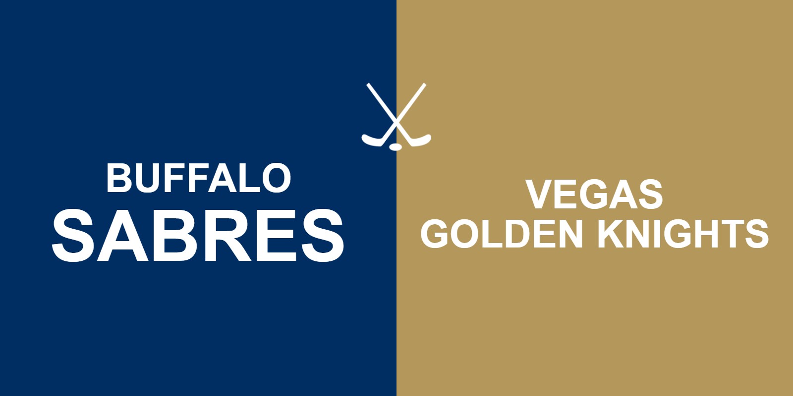 Sabres vs Golden Knights