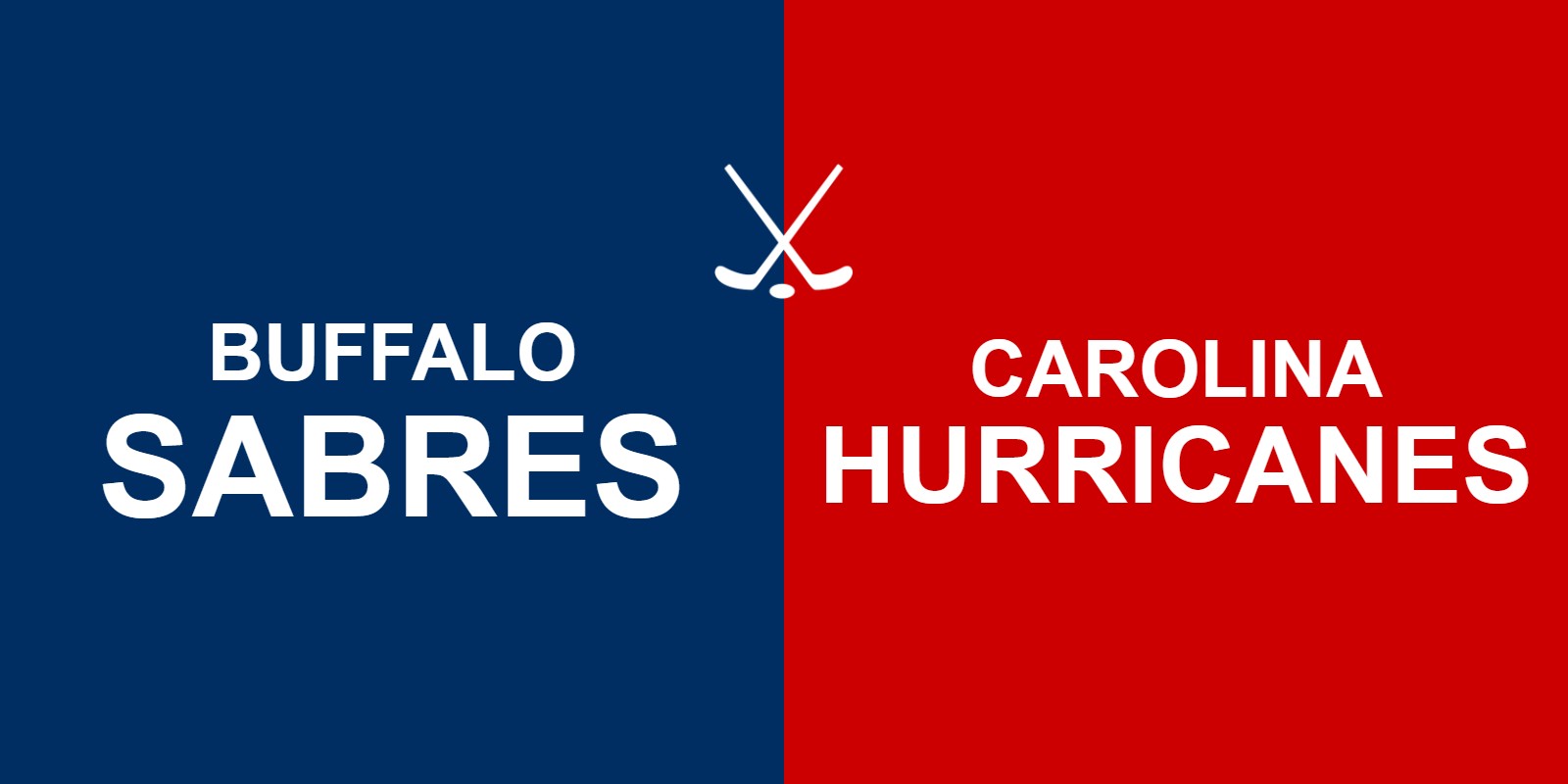 Sabres vs Hurricanes