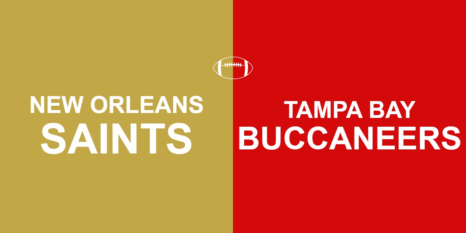 Saints vs Buccaneers