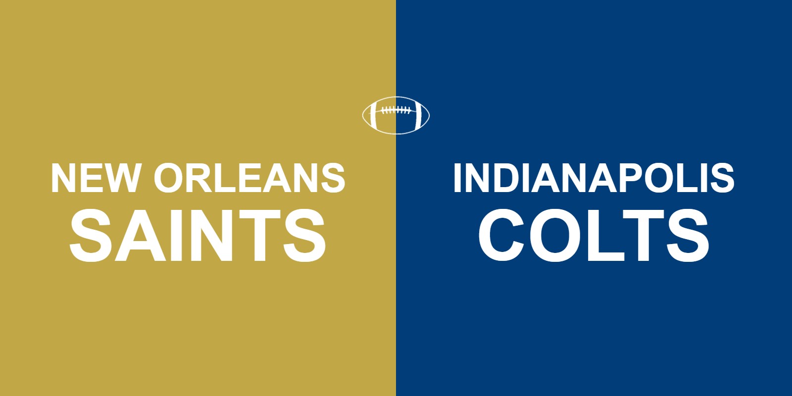 Saints vs Colts