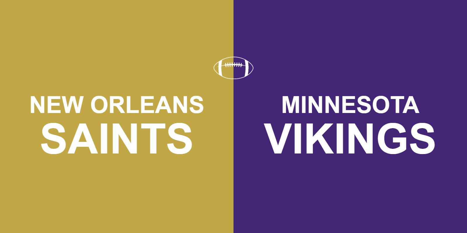 Saints vs Vikings