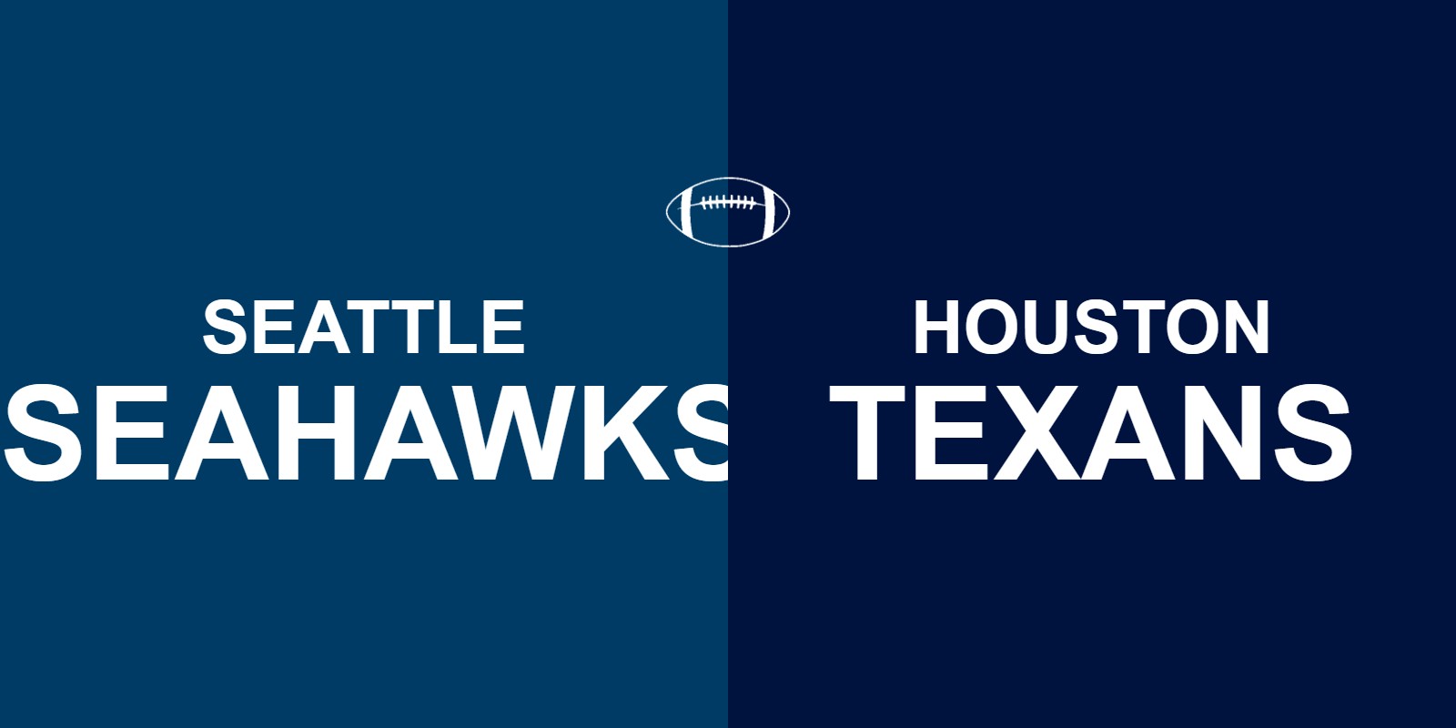 Seahawks vs Texans