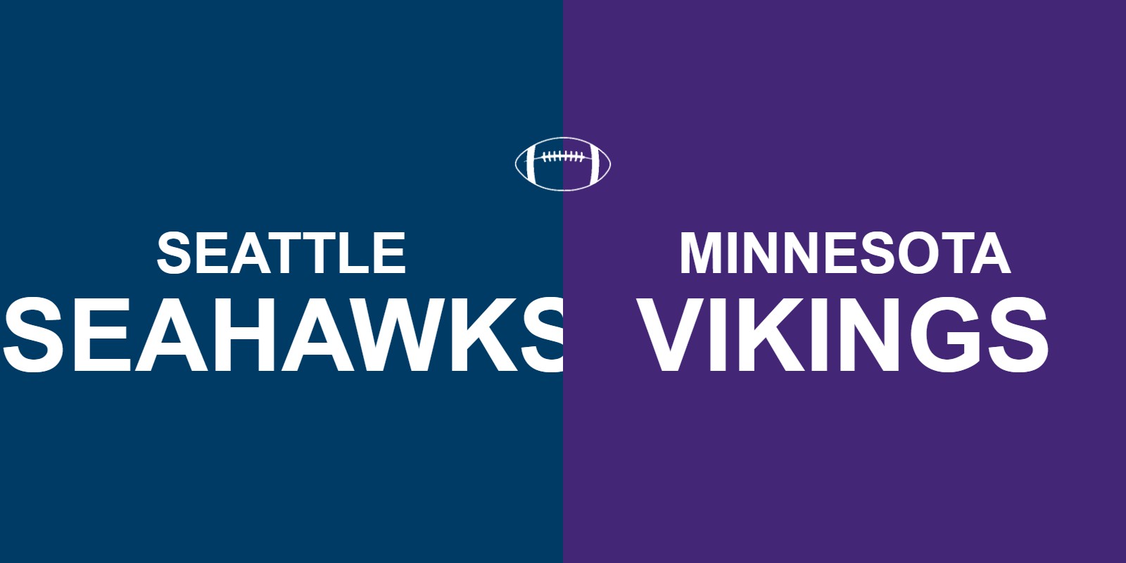 Seahawks vs Vikings