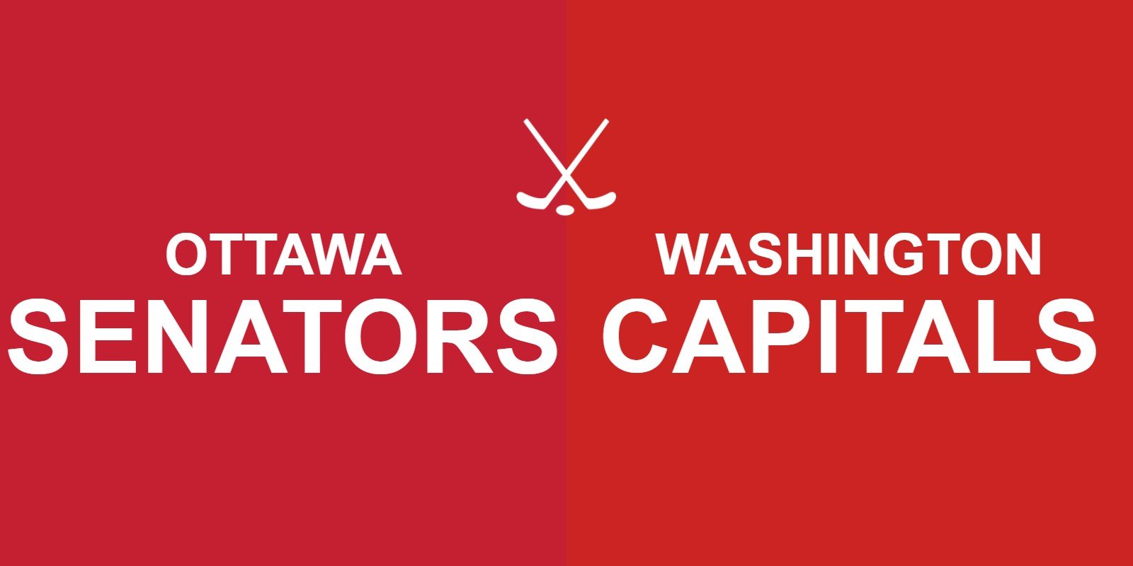 Senators vs Capitals