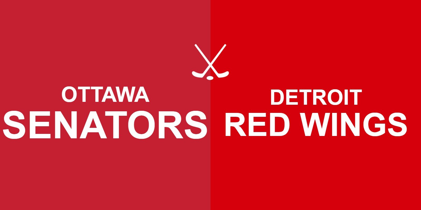 Senators vs Red Wings