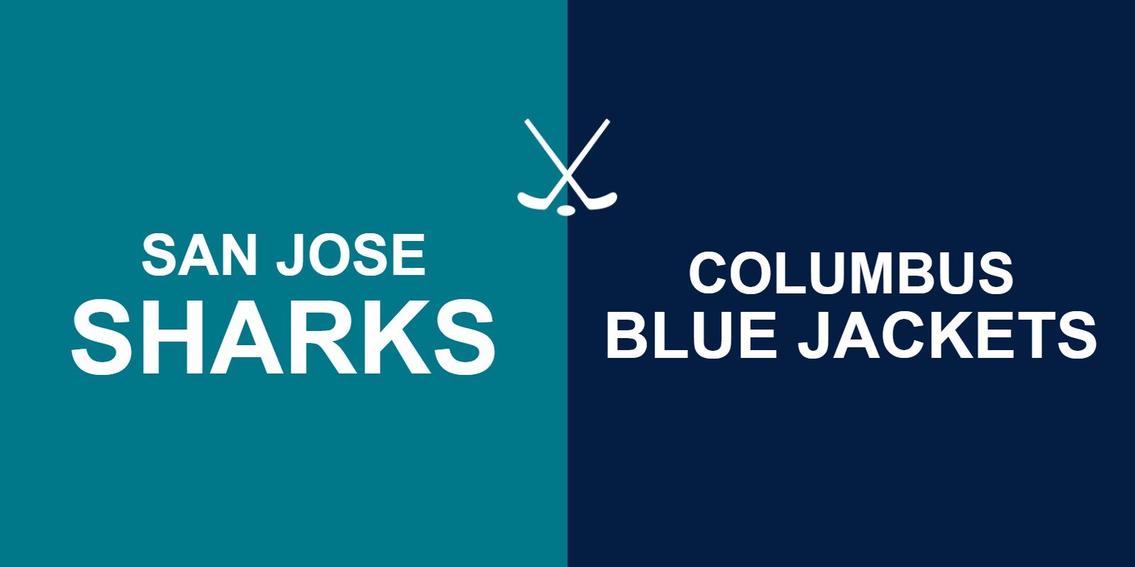 Sharks vs Blue Jackets