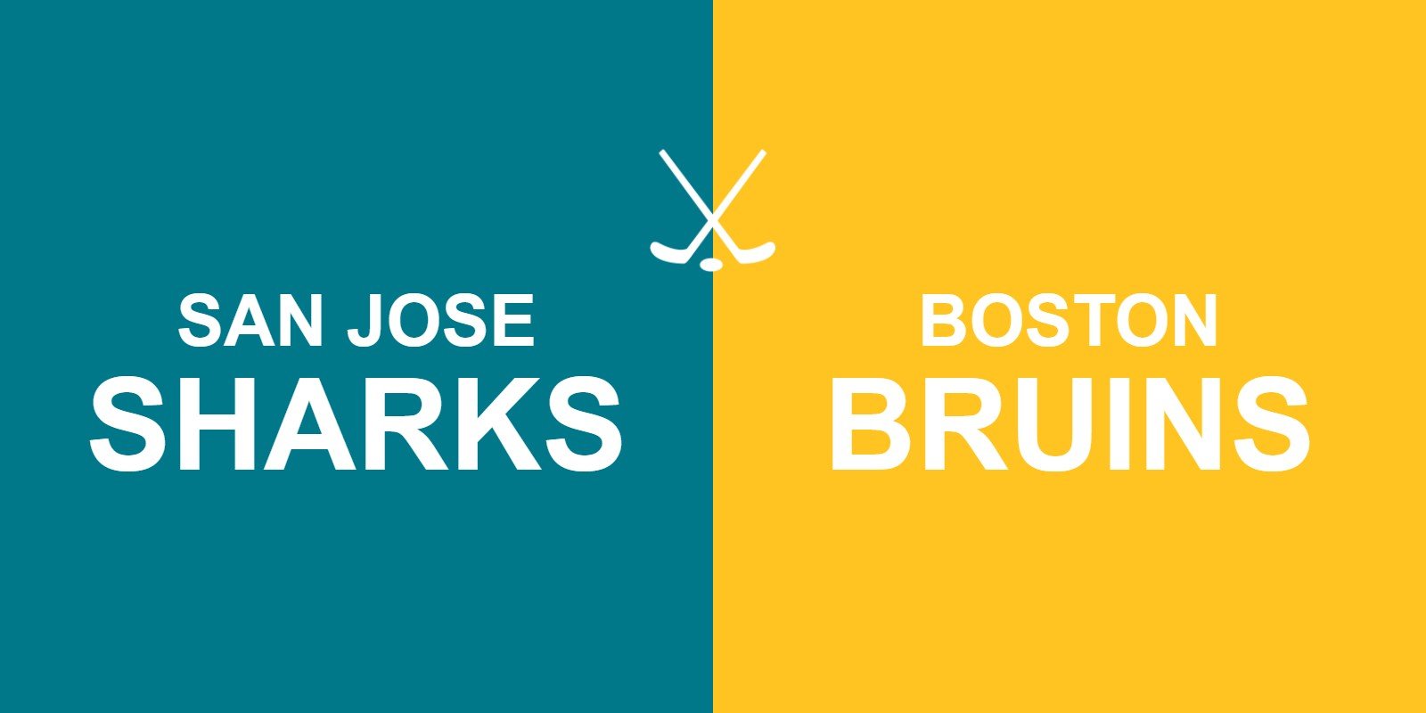 Sharks vs Bruins
