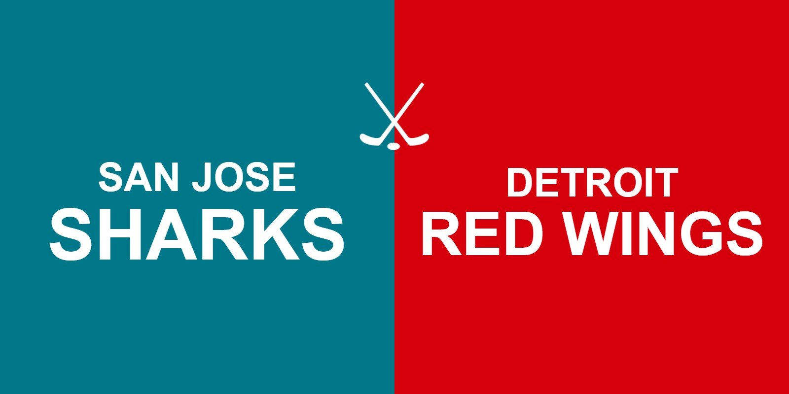 Sharks vs Red Wings