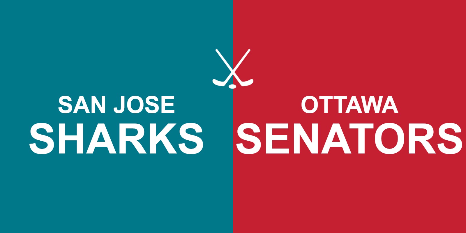 Sharks vs Senators
