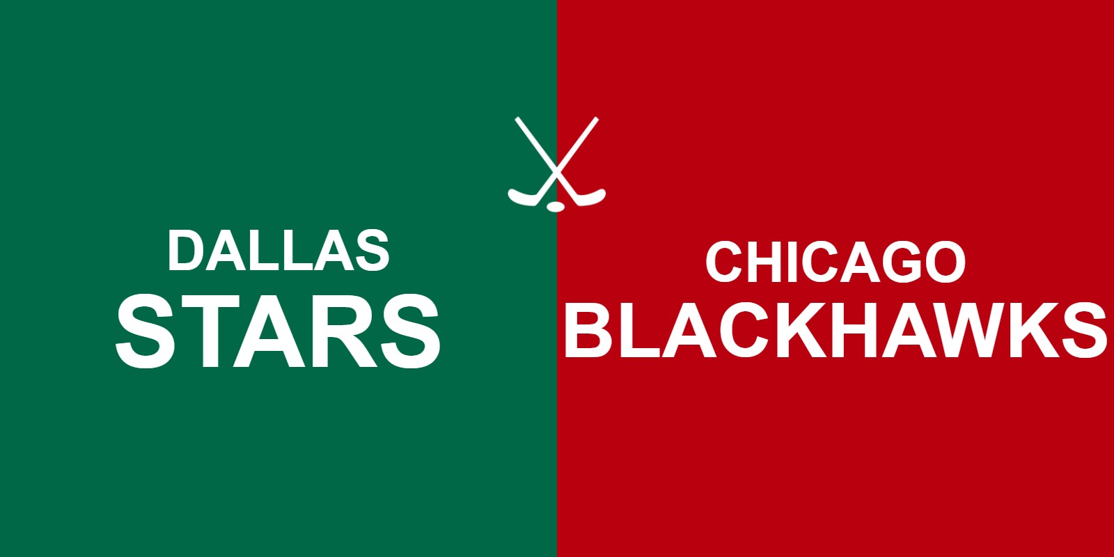 Stars vs Blackhawks