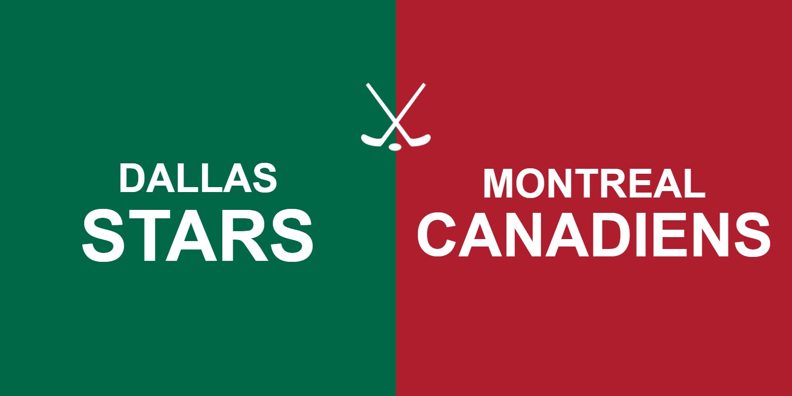 Stars vs Canadiens