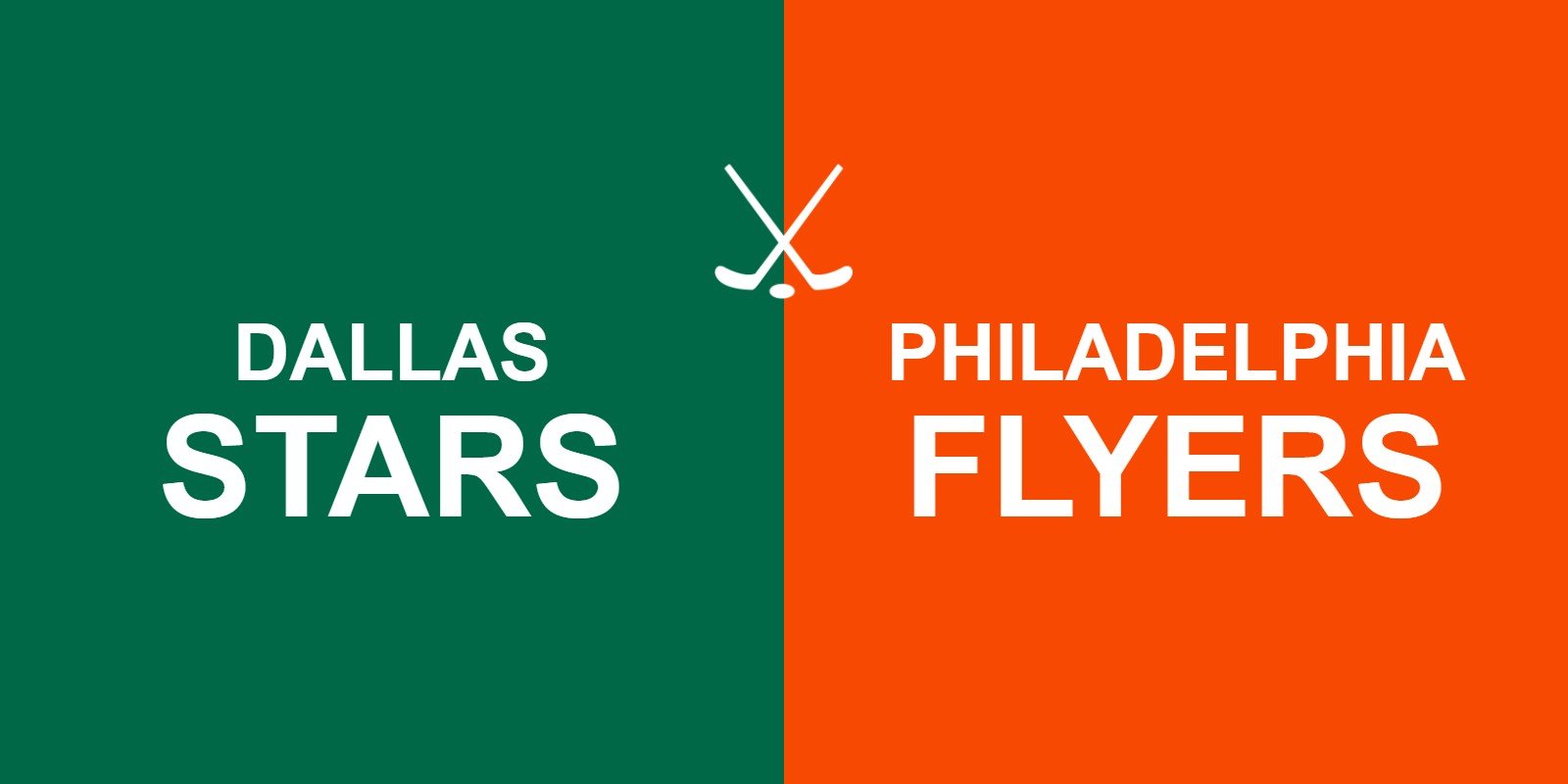 Stars vs Flyers