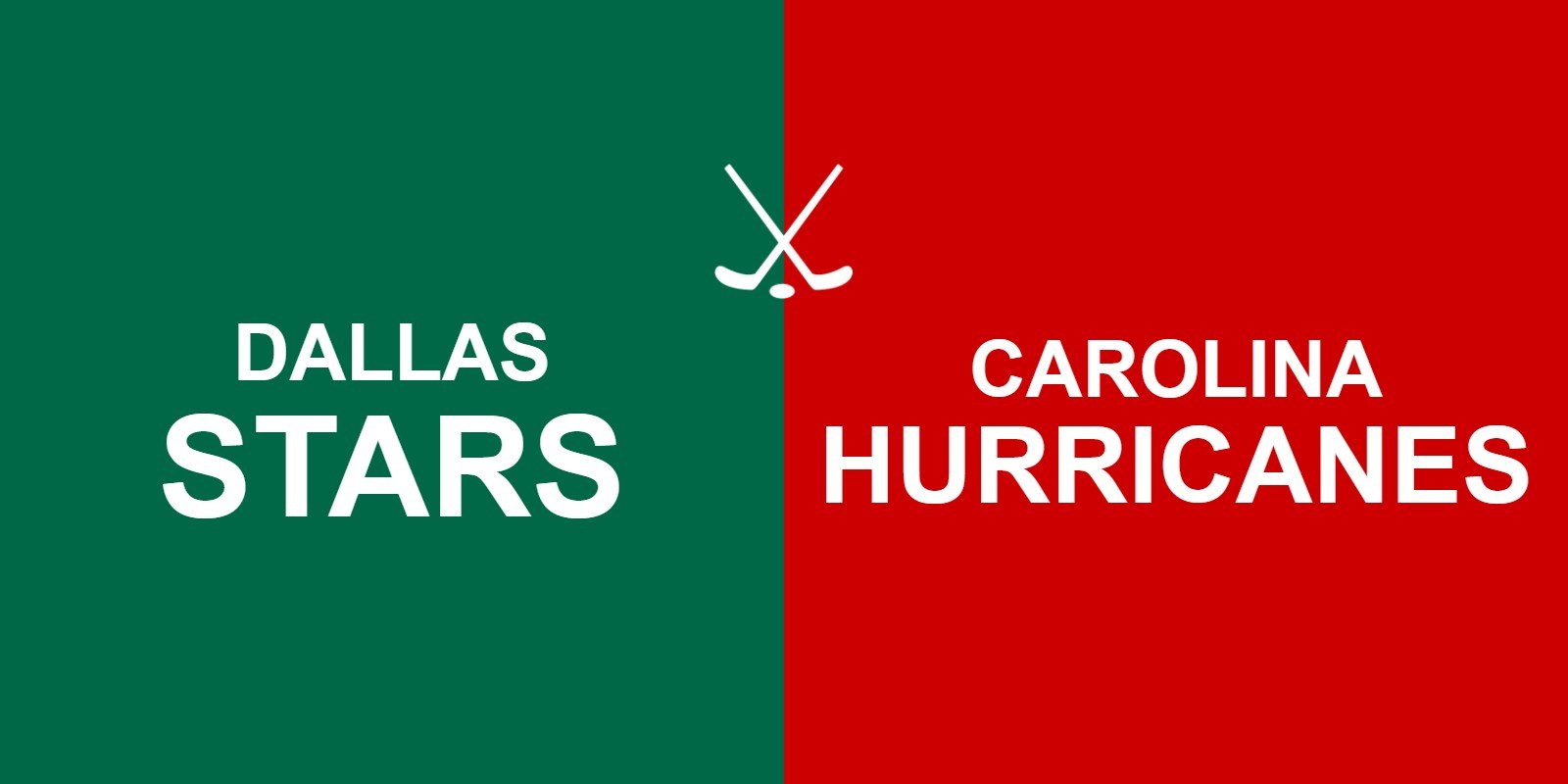 Stars vs Hurricanes