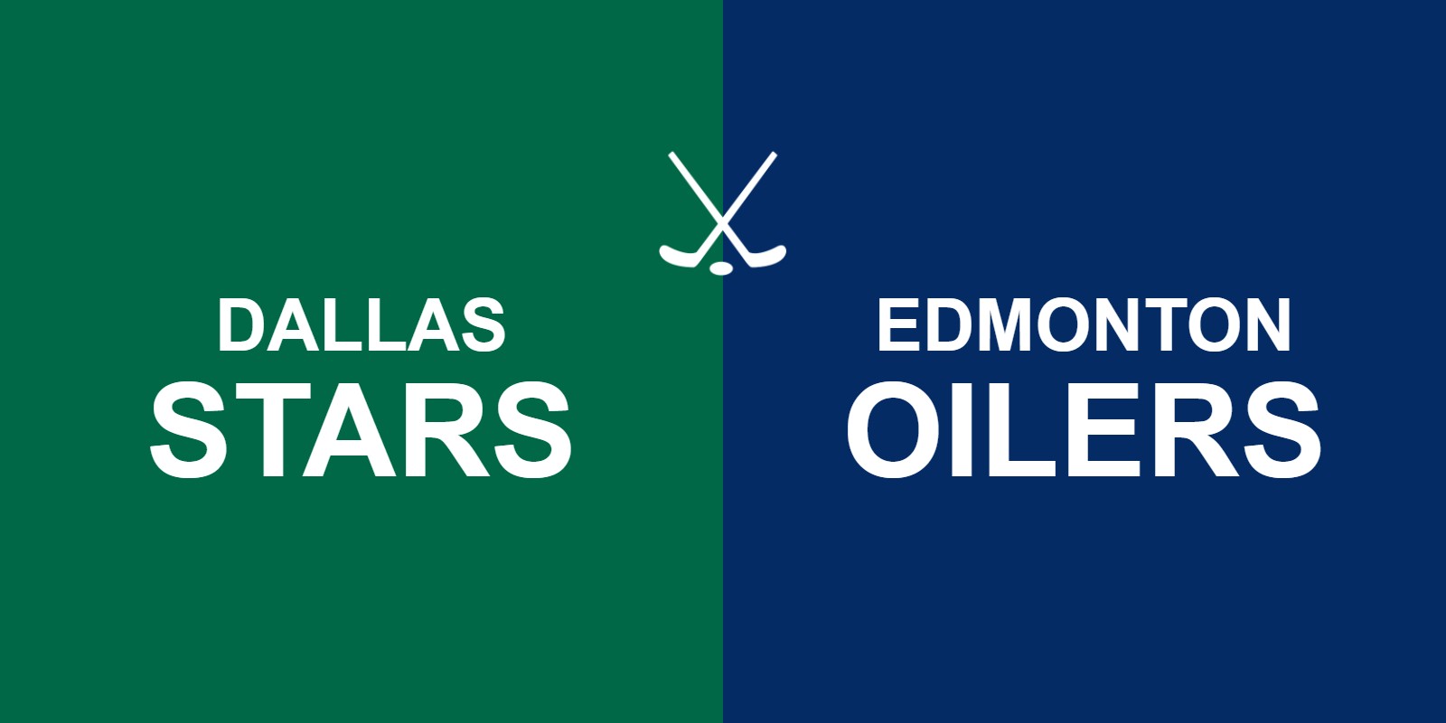 Stars vs Oilers