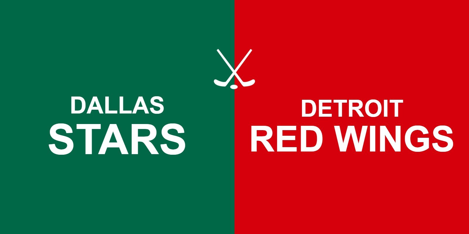 Stars vs Red Wings