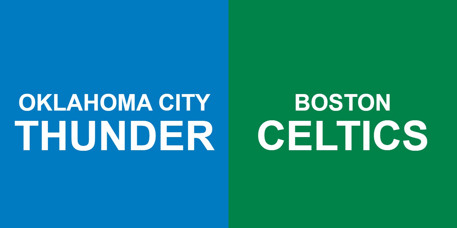 Thunder vs Celtics