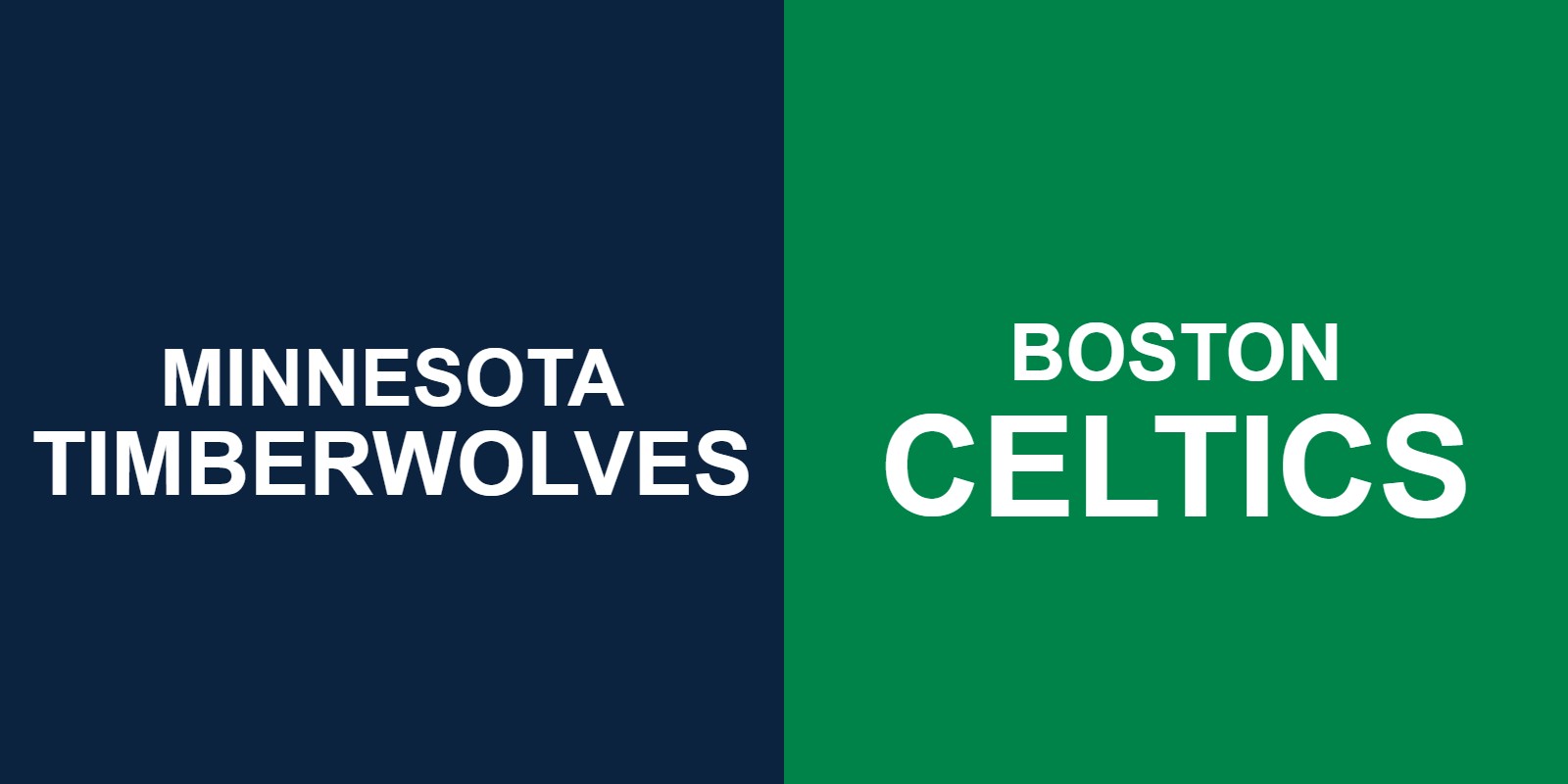 Timberwolves vs Celtics
