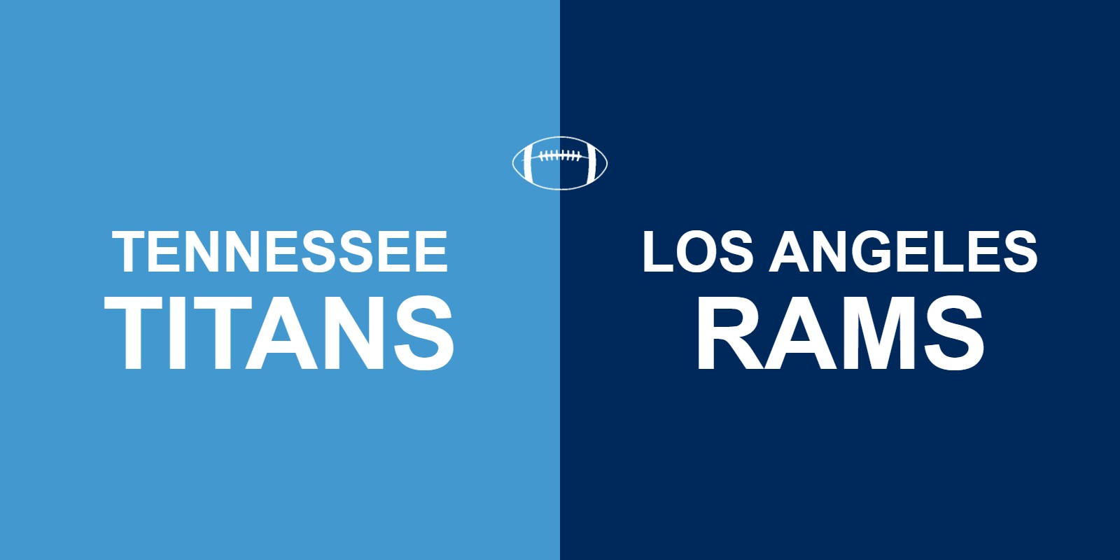 Titans vs Rams