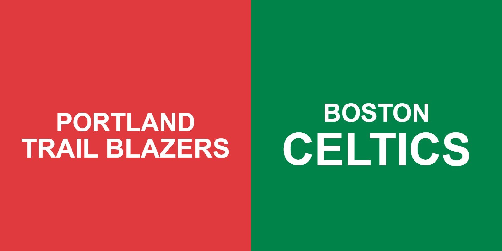 Trail Blazers vs Celtics