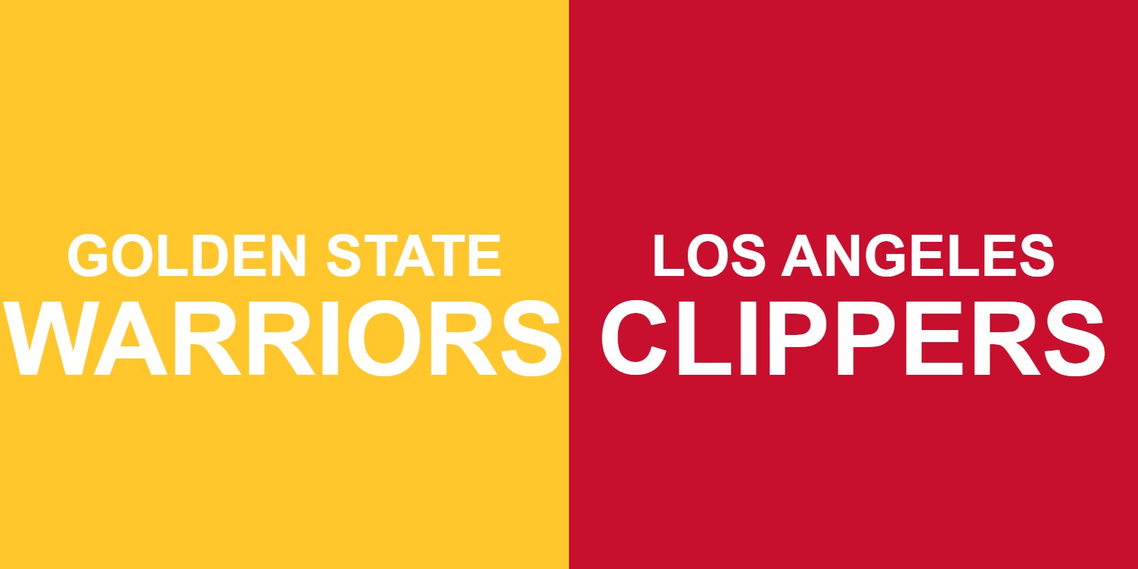 Warriors vs Clippers