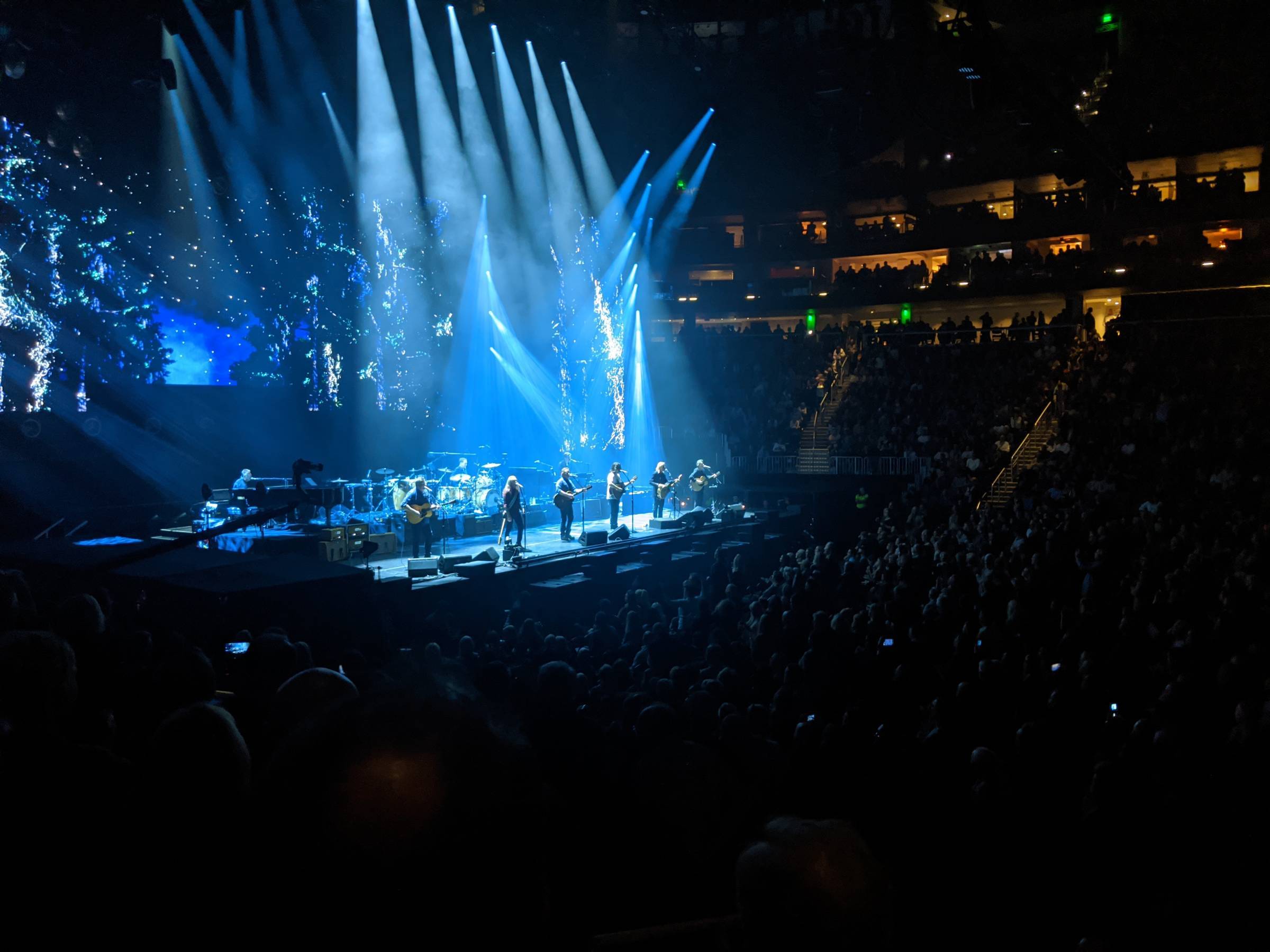 View of the Eagles concert