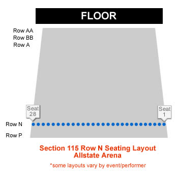Allstate Arena Seating Chart Phish