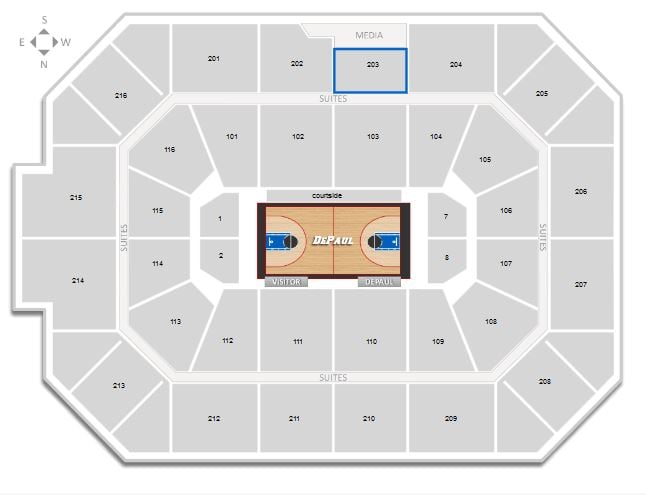 Allstate Arena Interactive Seating Chart