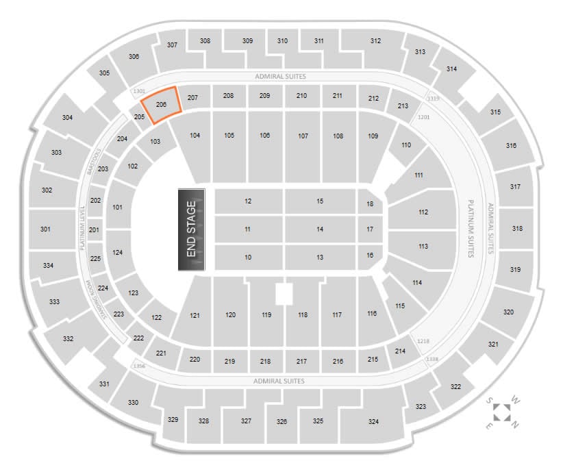 American Airlines Center Concert Seating Chart With Rows Elcho Table
