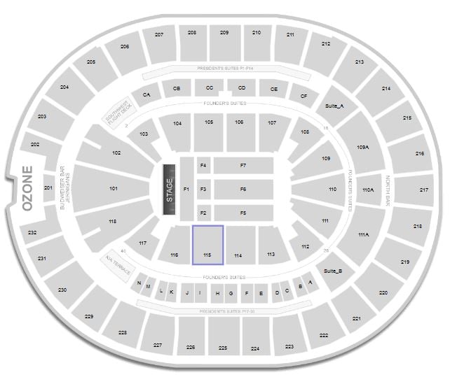 Amway Arena Seating Chart
