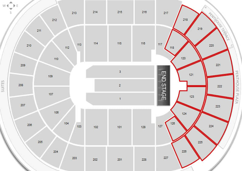 Sap Center Hockey Seating Chart