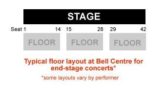 Montreal Bell Centre Seating Chart