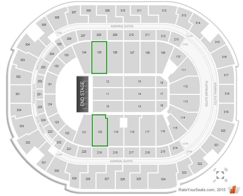 American Airlines Center Concert Seating Chart - RateYourSeats.com