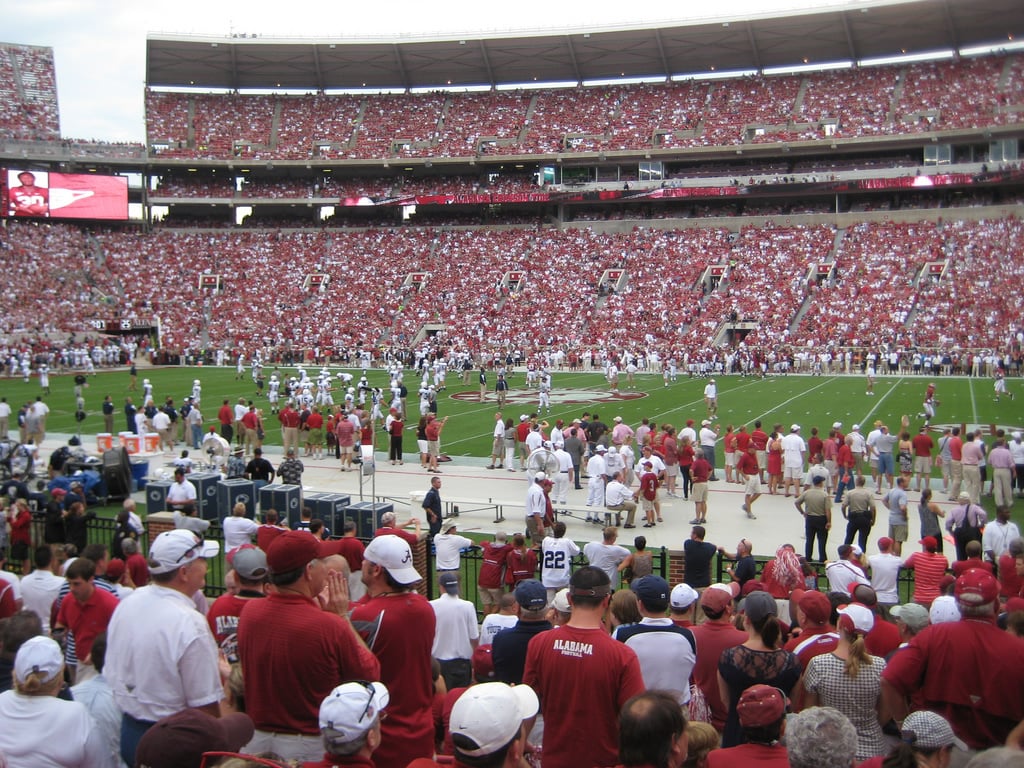 Bryant Denny Interactive Seating Chart