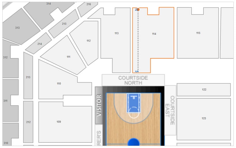 Dome Seating Chart Basketball