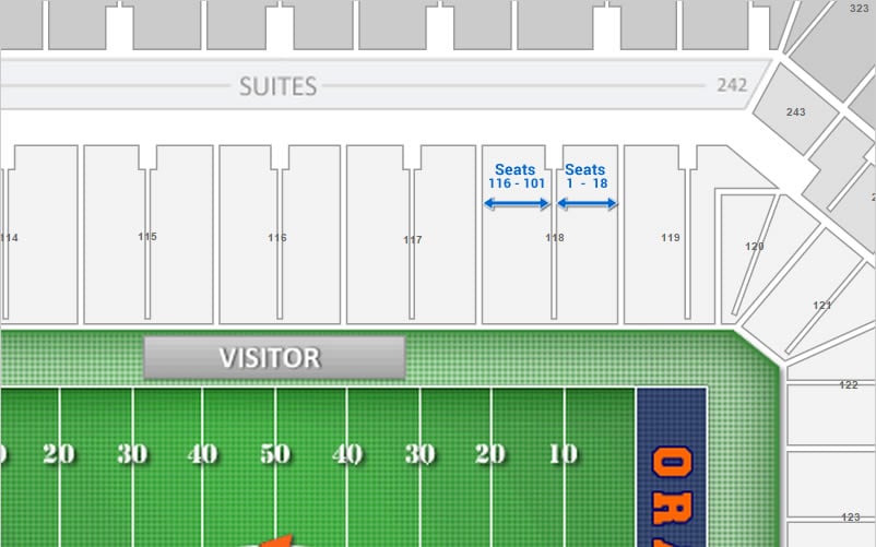 Syracuse Football Dome Seating Chart