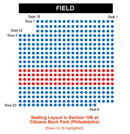 Phillies Seating Chart Diamond Club