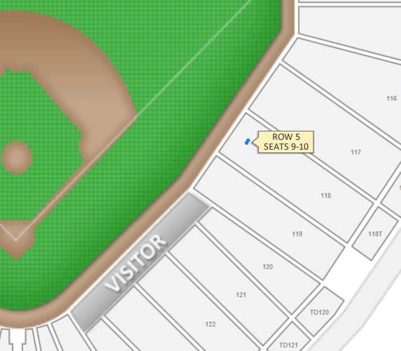 Comerica Park Seating Chart