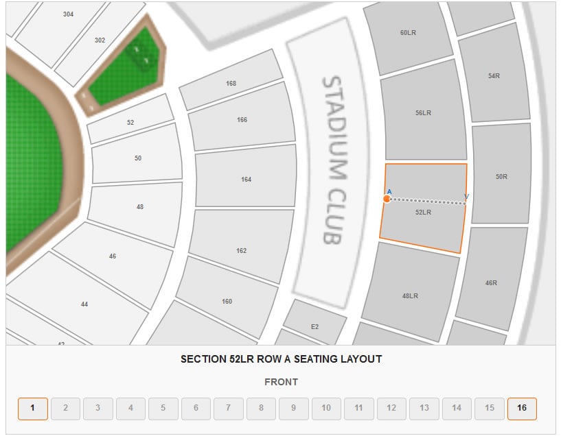 Dodger Tickets Seating Chart