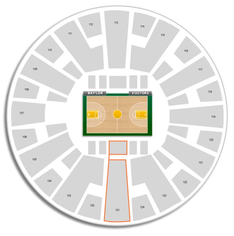 Baylor Basketball Arena Seating Chart