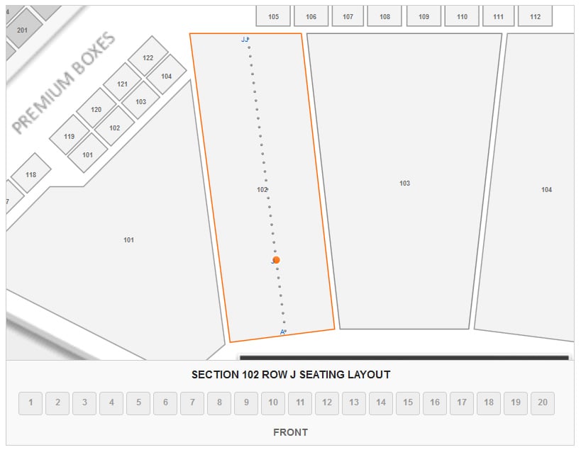 hollywood casino amphitheatre seating chart chicago