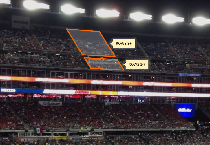 Gillette Stadium Seating Chart 3d View