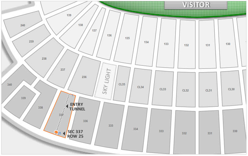 Gillette Stadium Seating Chart 3d View