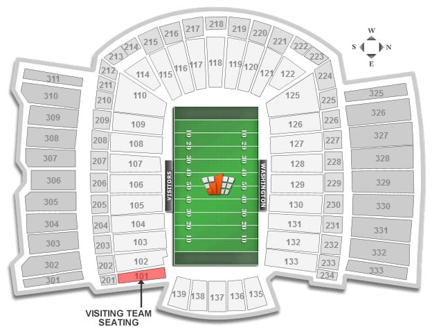Washington Huskies Football Stadium Seating Chart