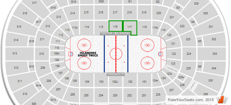 Nassau Coliseum Interactive Seating Chart
