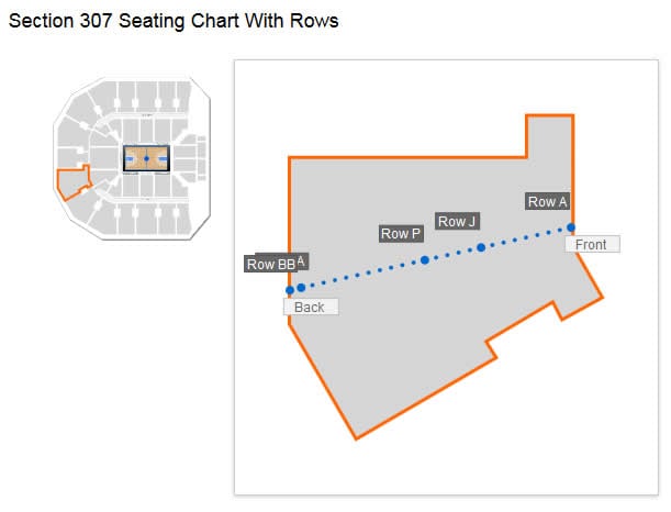 John Paul Arena Seating Chart