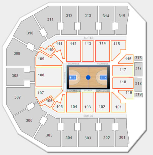 John Paul Jones Arena Seating Chart 3d